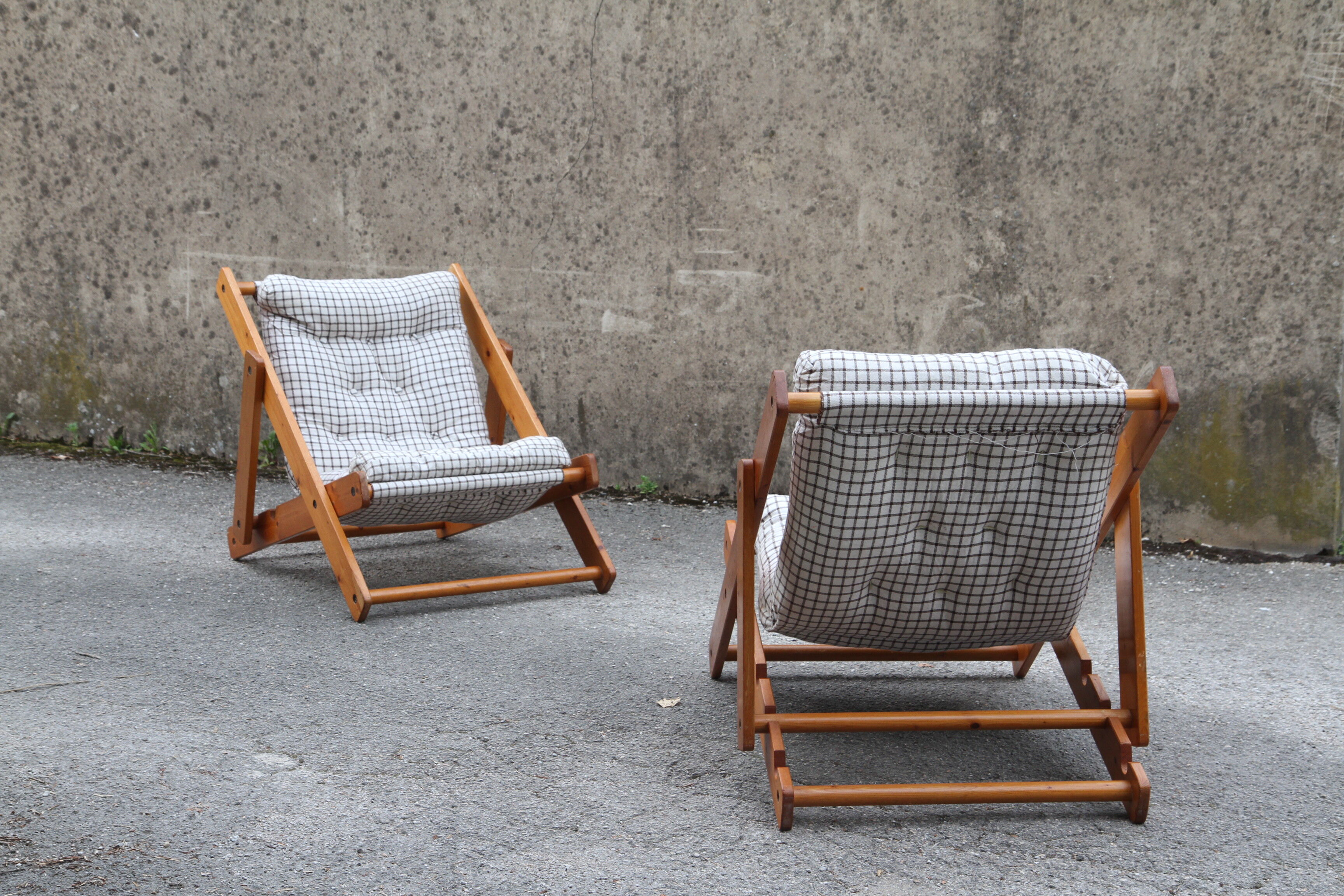 Kontiki chairs by Gillis Lundgren from the 1970s