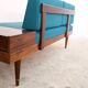 Méridienne scandinave en palissandre, années 1960