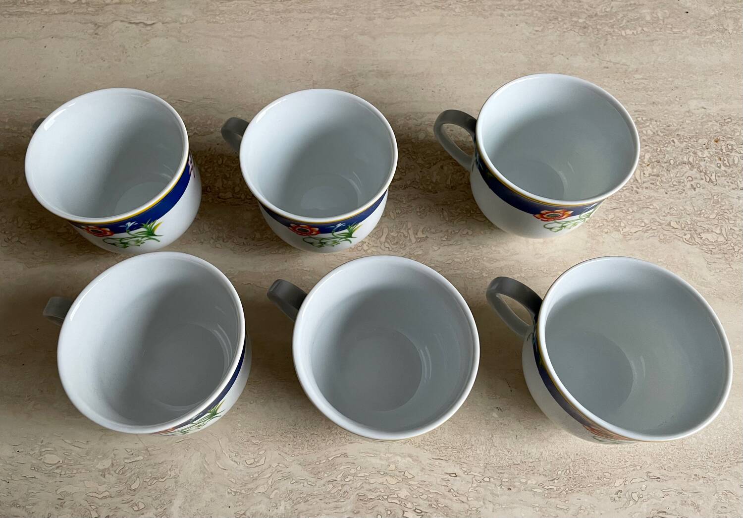 Kenzo porcelain tea cups | Selency