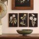 Set of three Majolica wall plaques from Karlsruhe – 1960s