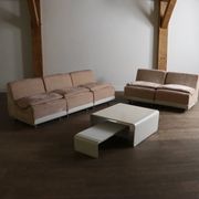 Canapé modulaire COR Orbis en velours côtelé par Luigi Colani, années 1970.