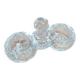 Double crystal saleron signed Baccarat