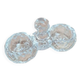 Double crystal saleron signed Baccarat