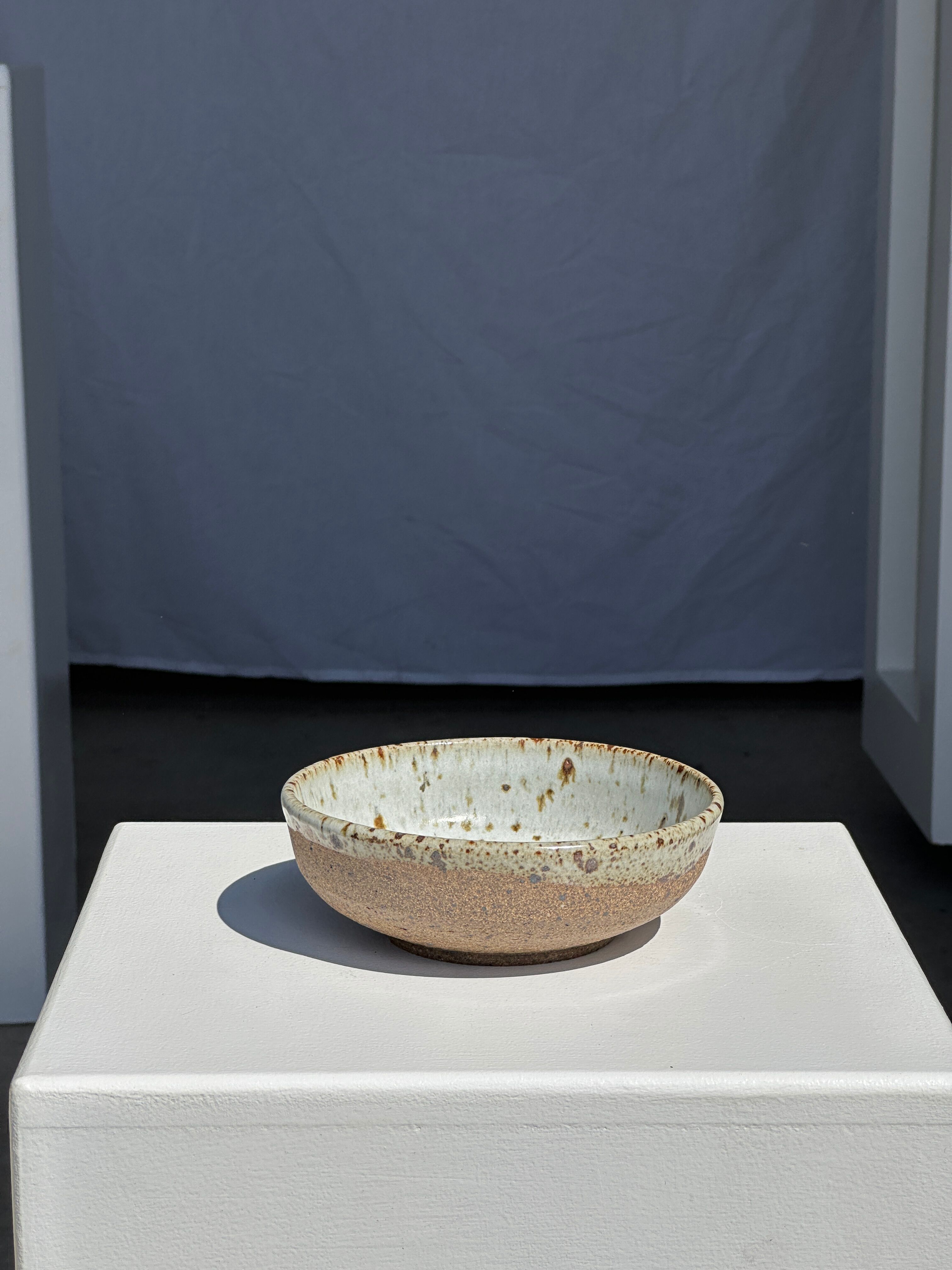 Bol en céramique moucheté et brun mat