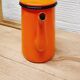 Orange enamelled coffee maker