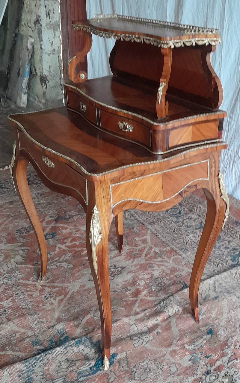 Louis XV Style Stepped Lady's Desk - 19th Century