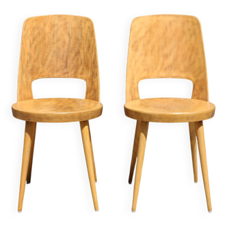 2 chaises BAUMANN « MONDOR » claire