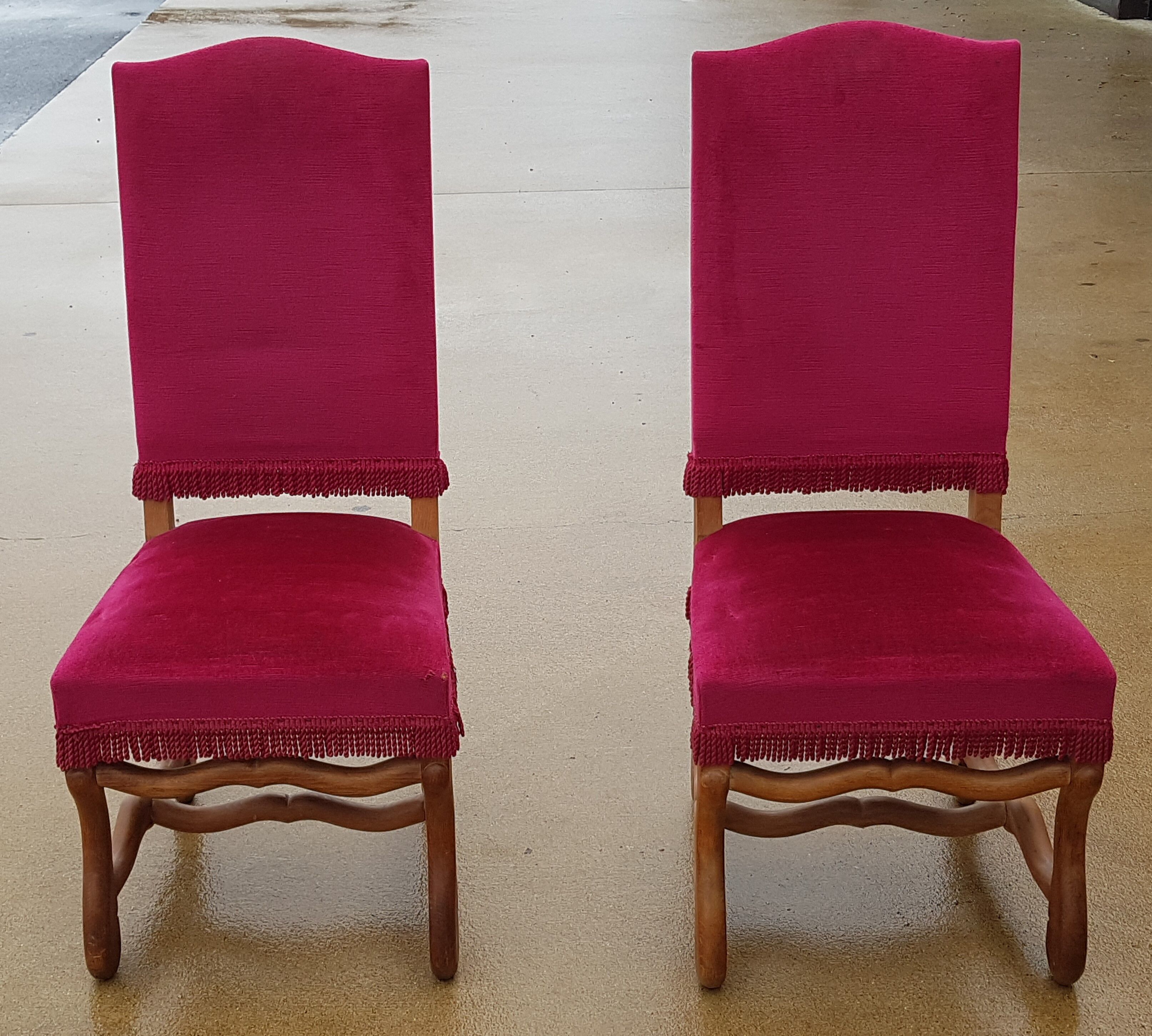 Solid oak chairs