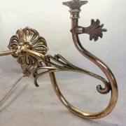 Applique en bronze et le verre art déco  années 1930