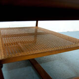 Coffee table teck & caning