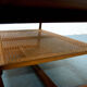 Coffee table teck & caning