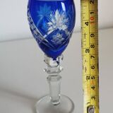 Carafe et 6 verres - verre taillé