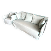 Gervasoni ghost sofa + covers + matching armchair