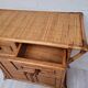 Bamboo and rattan chest of drawers from the 60s