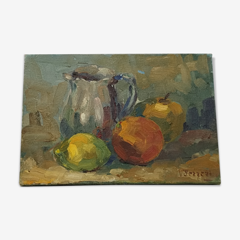 Nature morte aux agrumes de Victor Ferreri