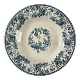 Ironstone gien 1875 bouquet of roses collection deep plate