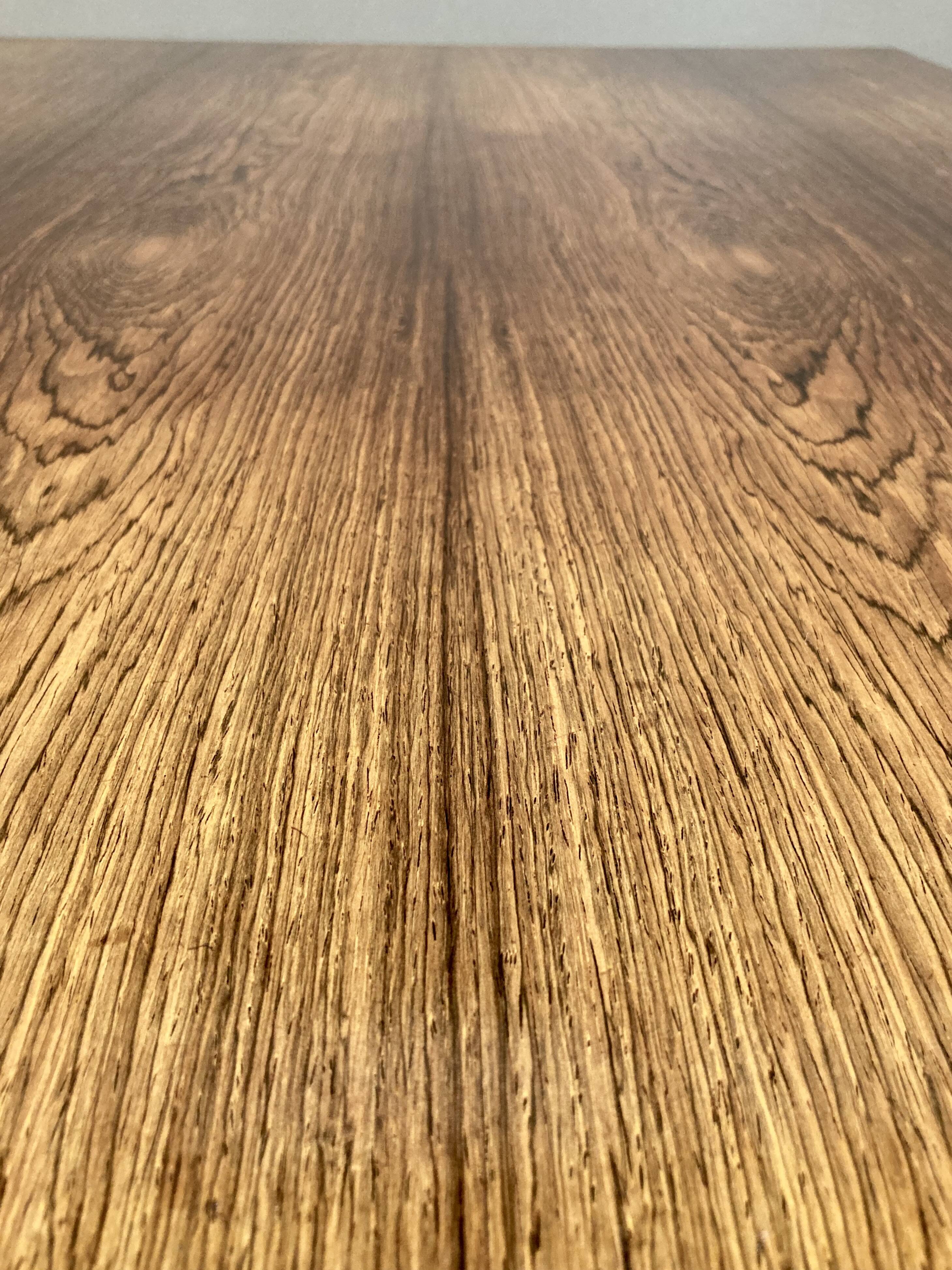 Extendable high table in rosewood "Scandinavian Design" 1950.