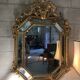 Miroir Napoléon III à parclose en bois doré et sculpté 106x150cm