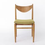 Set of 5 Vintage Dining Chairs, 1960s Germany, Wenzel, Beech Wood