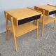 Pair of Scandinavian bedside tables by ab carlström & co möbelfabrik