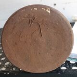 Old bottle in pyrity sandstone