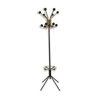 Coat rack gold metal