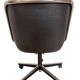 Charles Pollock Knoll Office Chair - Black Leather with Wheels