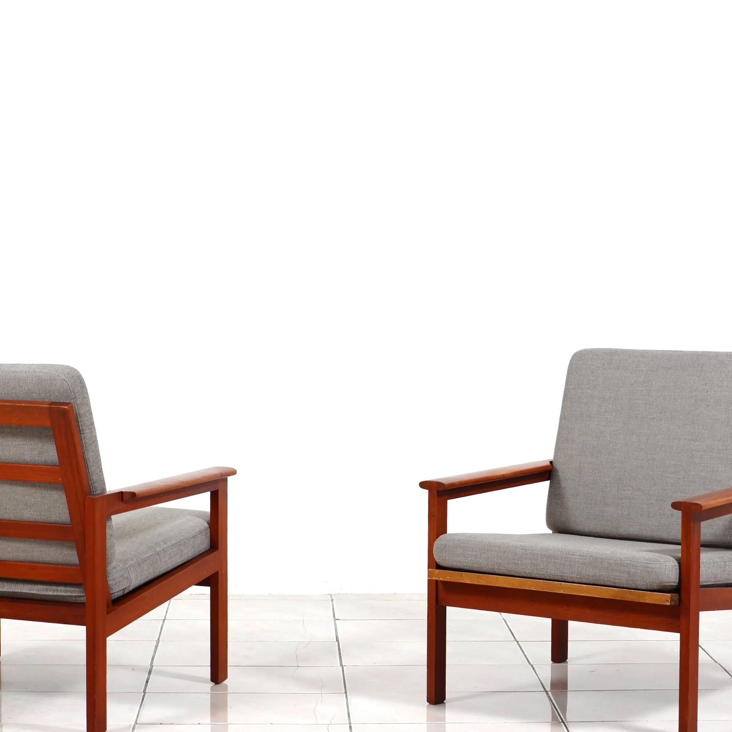 2 fauteuils "Capella" par Illum Wikkelsø pour Niels Eilersen