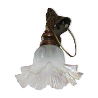 Tulipe-shaped glass hanging