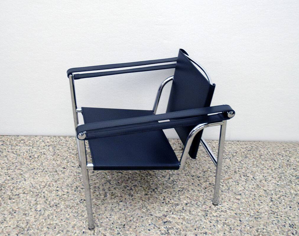 Le Corbusier Cassina LC1 armchair, 1970s.