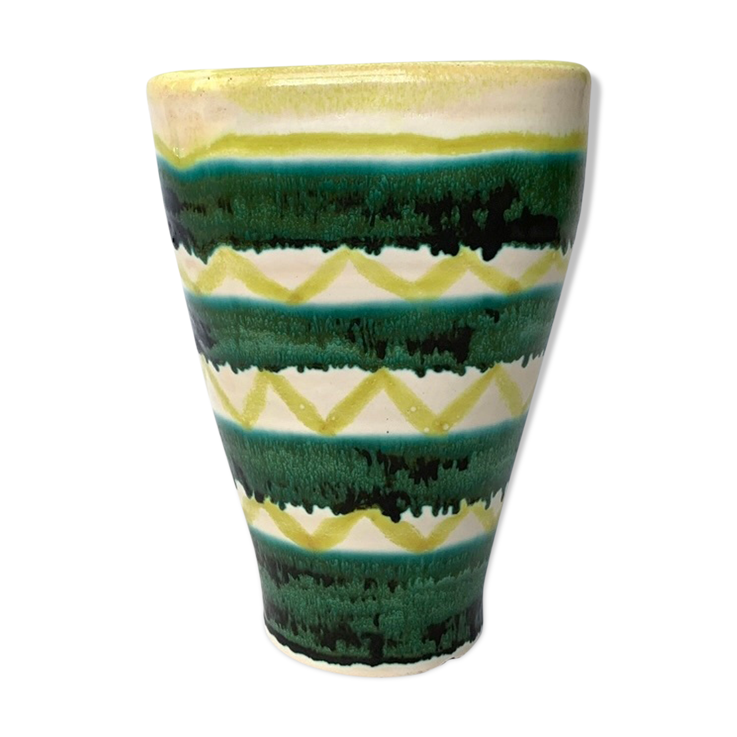 Earthenware vase by Robert Deblander