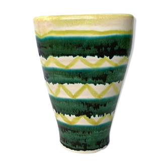 Earthenware vase by Robert Deblander