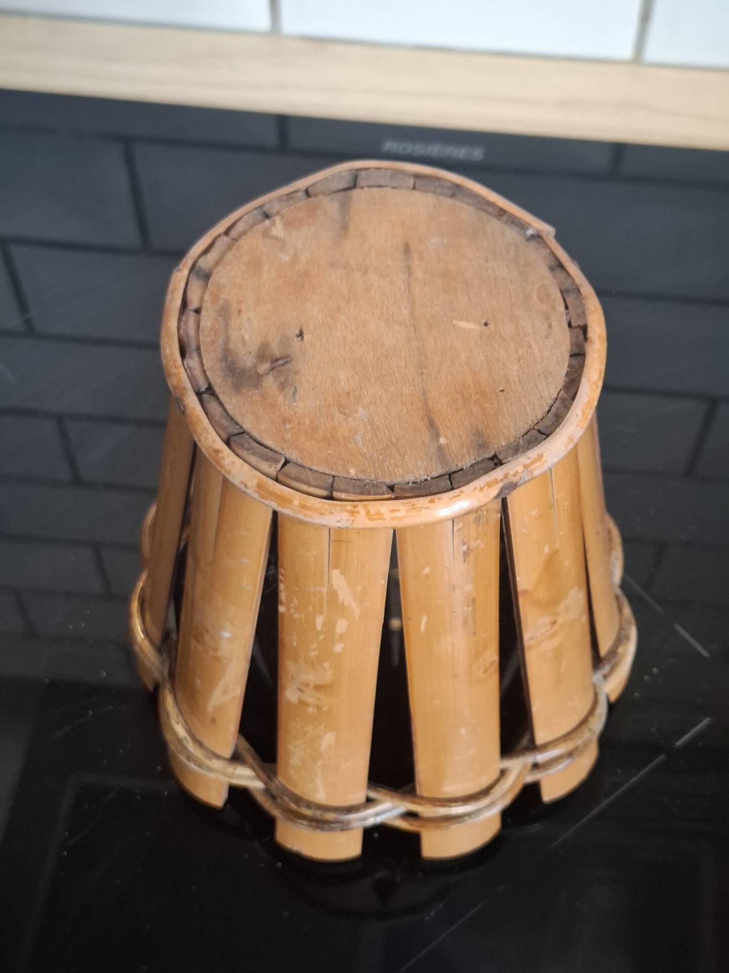 Bamboo cache pot