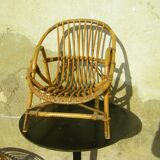 Set de deux mobiliers rotin enfant