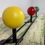 Wall coat rack triple 60s
