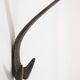 Carl Aubock Two large double wall hooks in brass #4056, Austria, 1950s