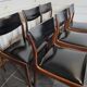 6 vintage rosewood chairs from the 60s