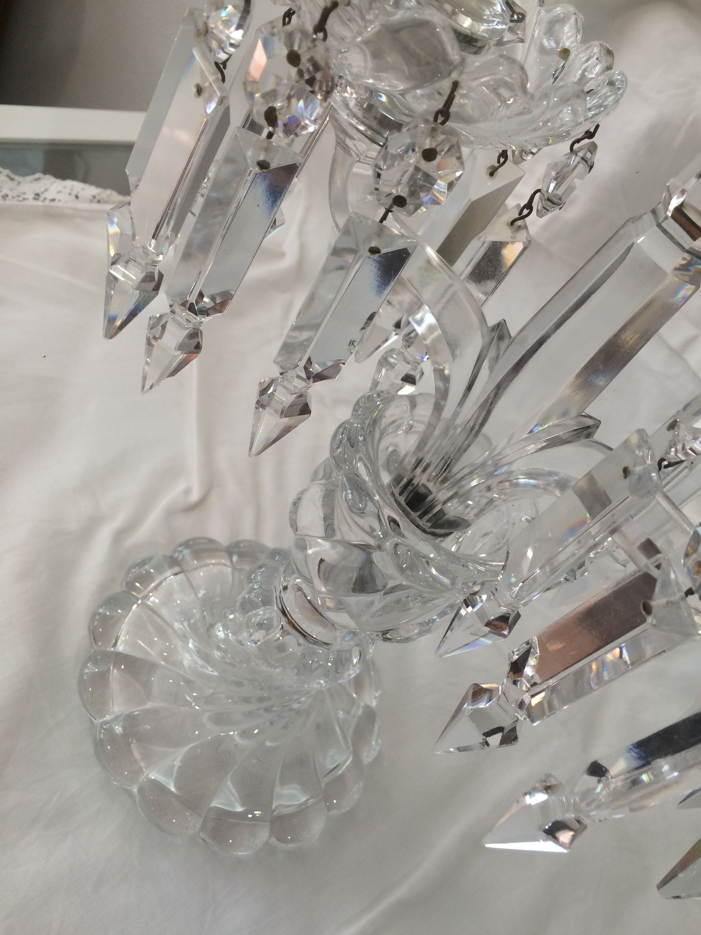 Baccarat crystal  candlestick