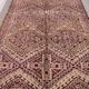 Purple Vintage Beni Mguild Rug 186 x 353 cm - Handmade Berber Wool Rug