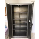 Armoire de rangement industrielle acier brossé