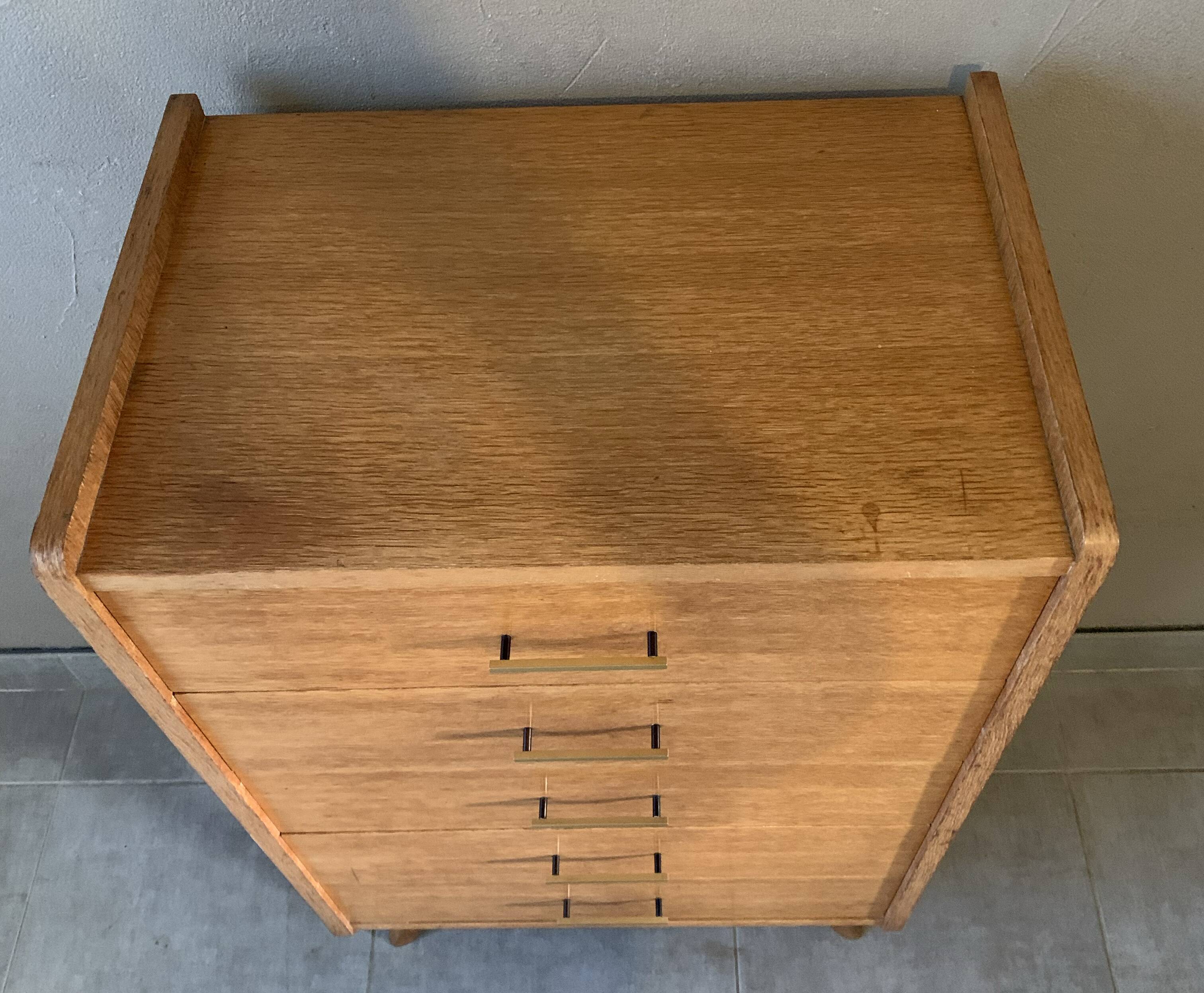 Vintage oak chiffonier from the 1950s