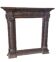 Large fireplace aedicule, carved frame, Renaissance style, 17th century, Italy