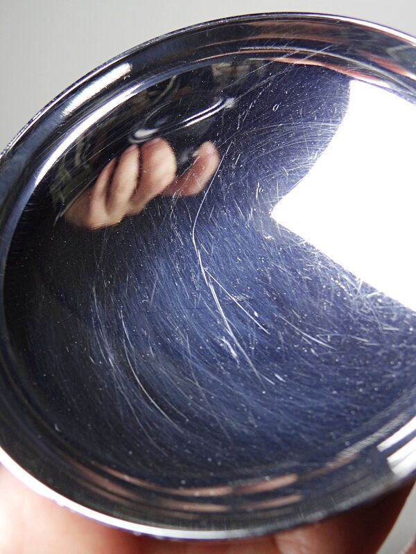 8 Coupelles à dessert sur pied en inox vintages dans le style Guy Degrenne