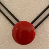 Metal "w" coat rack with 5 hooks