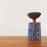 Vintage enamel candlestick