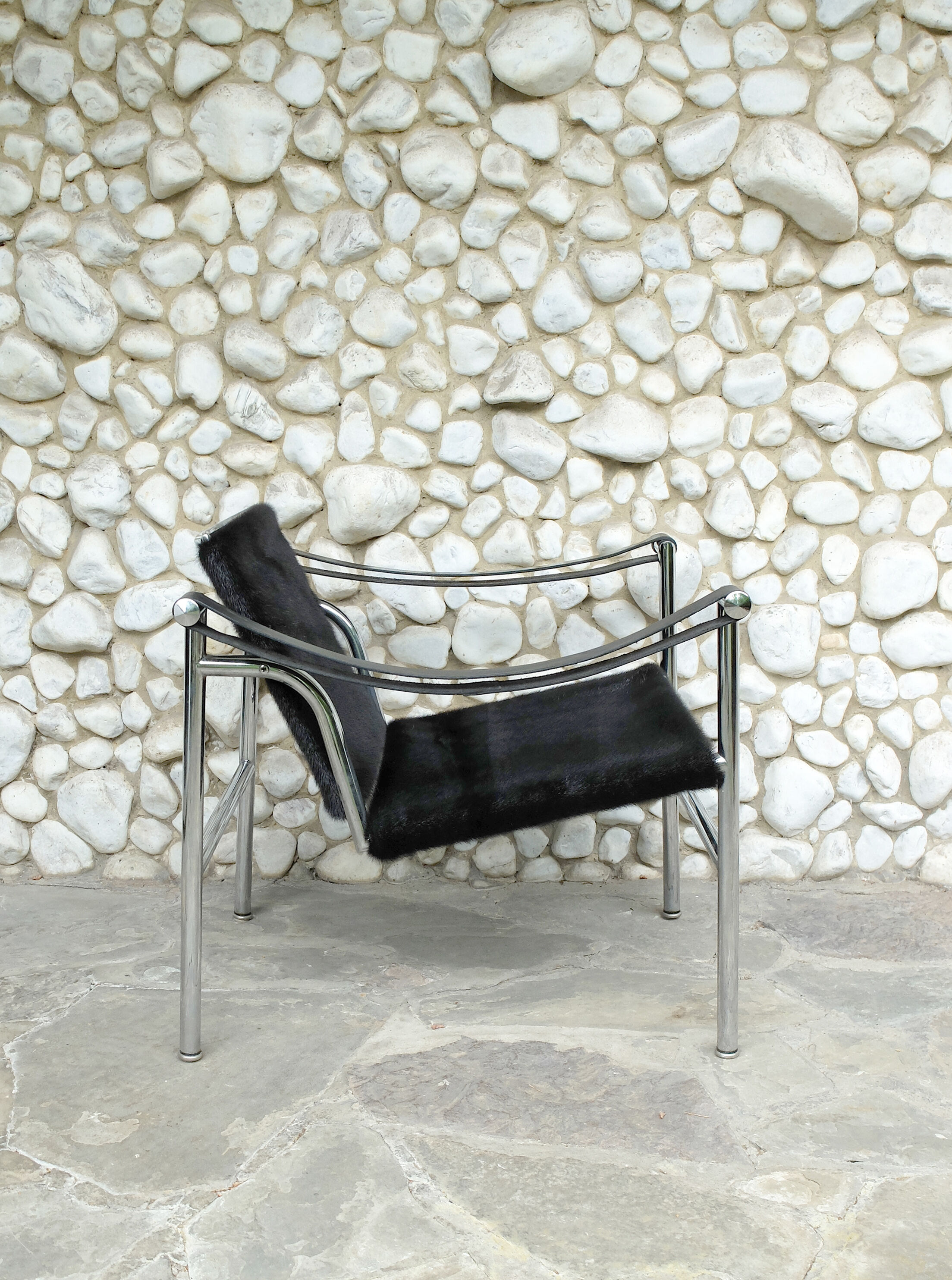 Armchair LC1 No.1395 by Le Corbusier, Pierre Jeanneret, Charlotte Perriand Cassina, 1960