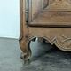 Louis XV-style buffet in walnut and burl with openwork fittings.