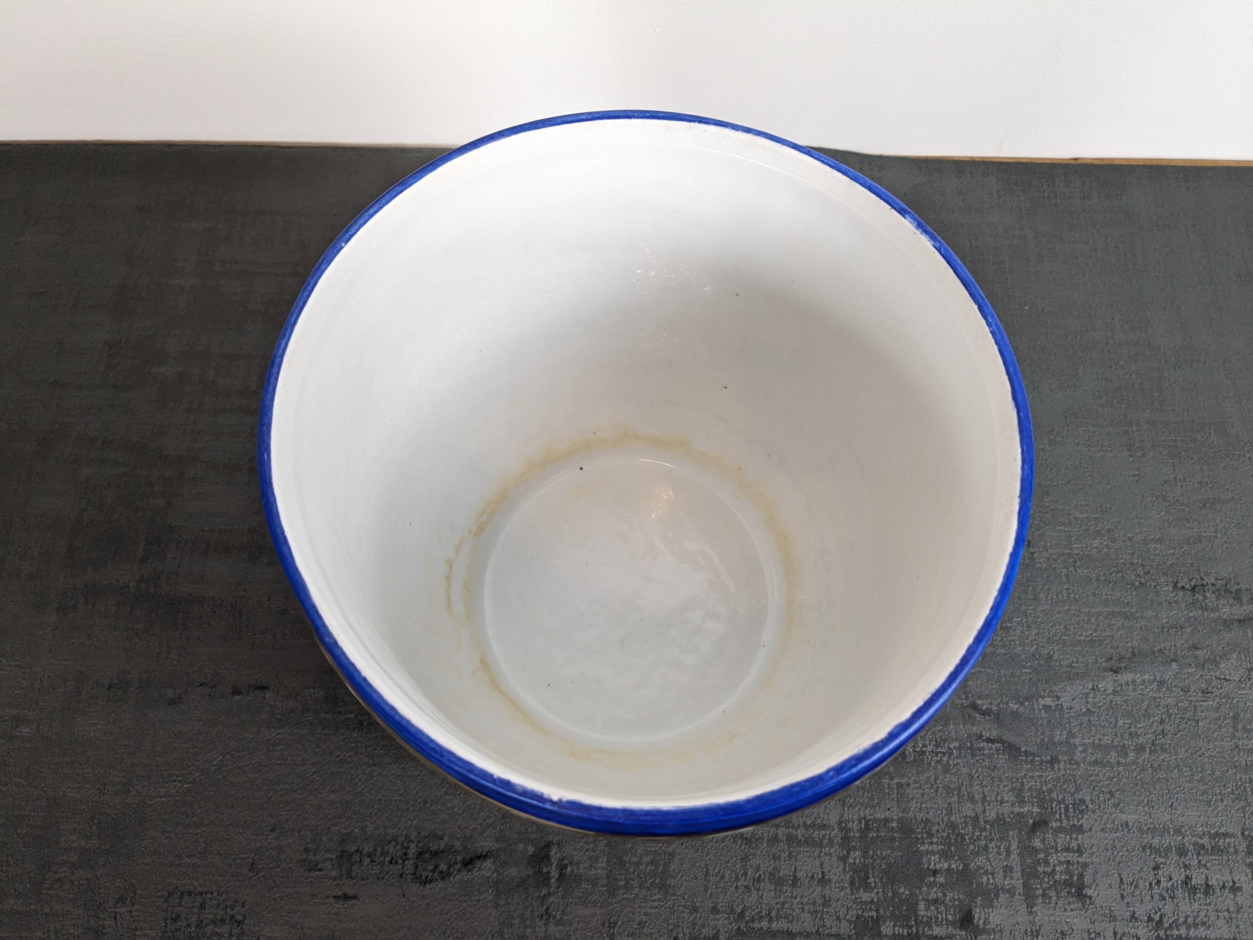 Cache pot vintage en céramique
