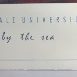 Original poster after Piet MONDRIAN, By the sea, Yale University, 1988