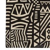 Handmade Modern Black and White Moroccan Shag Rug 150/250cm